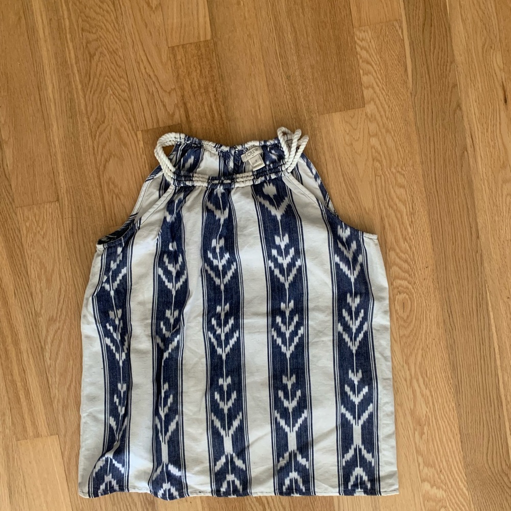 J.Crew rope-strap halter top